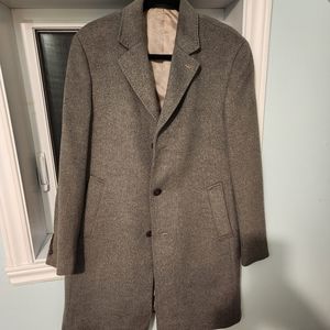 Ralph Lauren Gray Wool Blend Trench Coat